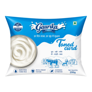 Toned curd
